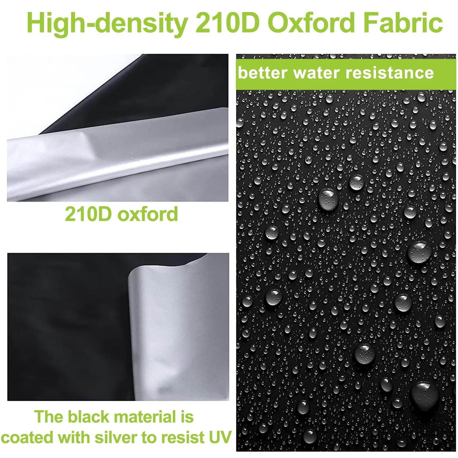 Funda para Carrito De Golf, Protección Exterior Impermeable Cubierta para Lluvia Parabrisas A Prueba De Polvo Tela Oxford Asientos para 4 Personas Carts Cover para Carrito De Ezgo Club Car Yamaha