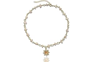 Fashion Rose Quartz Choker, Natural Stone Healing Handmade Necklace,