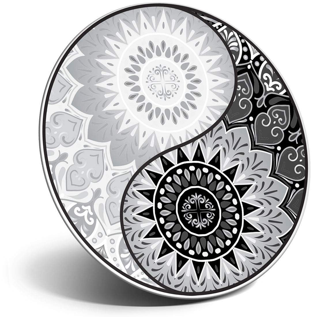 Destination Vinyl Ltd Magnet For Refrigerator, Fridge - Yin Yang Symbol Chinese For Office, Cabinet And Whiteboard, Magnetic Stickers, 19415
