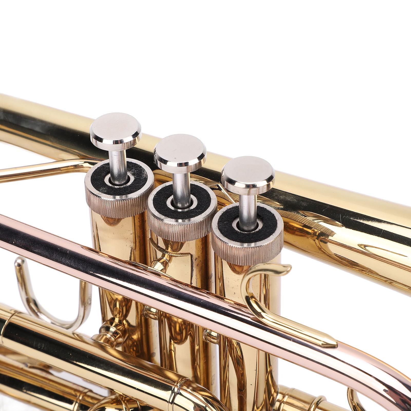 Sxhlseller Präzises B-Trompeten-Set mit Gold-Finish für Profis, Heller und Klarer Klang für Liebhaber von Orchesterinstrumenten