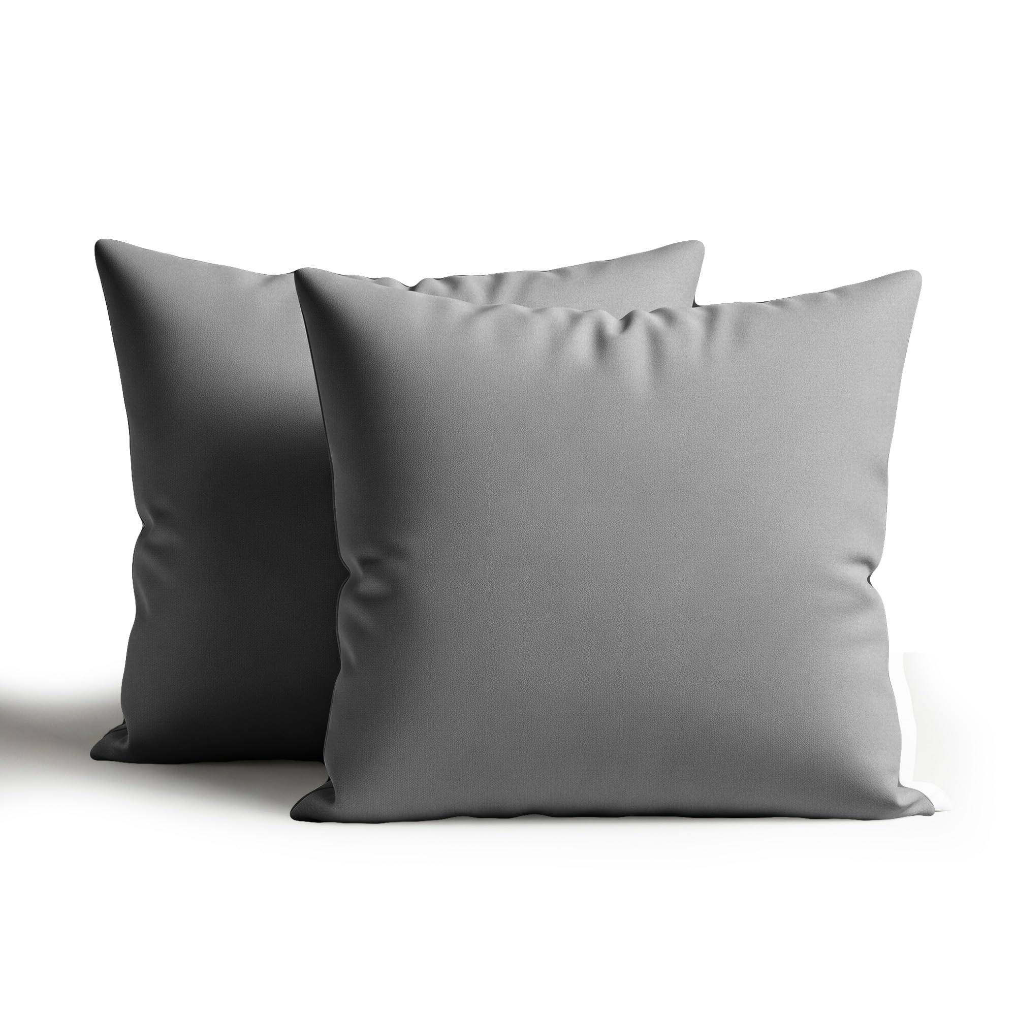 Home Sweet Home UK 100% Waterproof Outdoor Cushion Covers 45x45cm Set Of 2 With Invisible Zippered Outdoor Cushions Covers Waterproof 18"x18" Cushion Cover For Living Room Garden Sofa Bedroom
