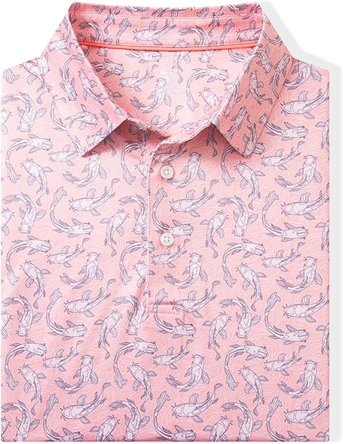Polo para hombre manga corta estampado miniatura 5