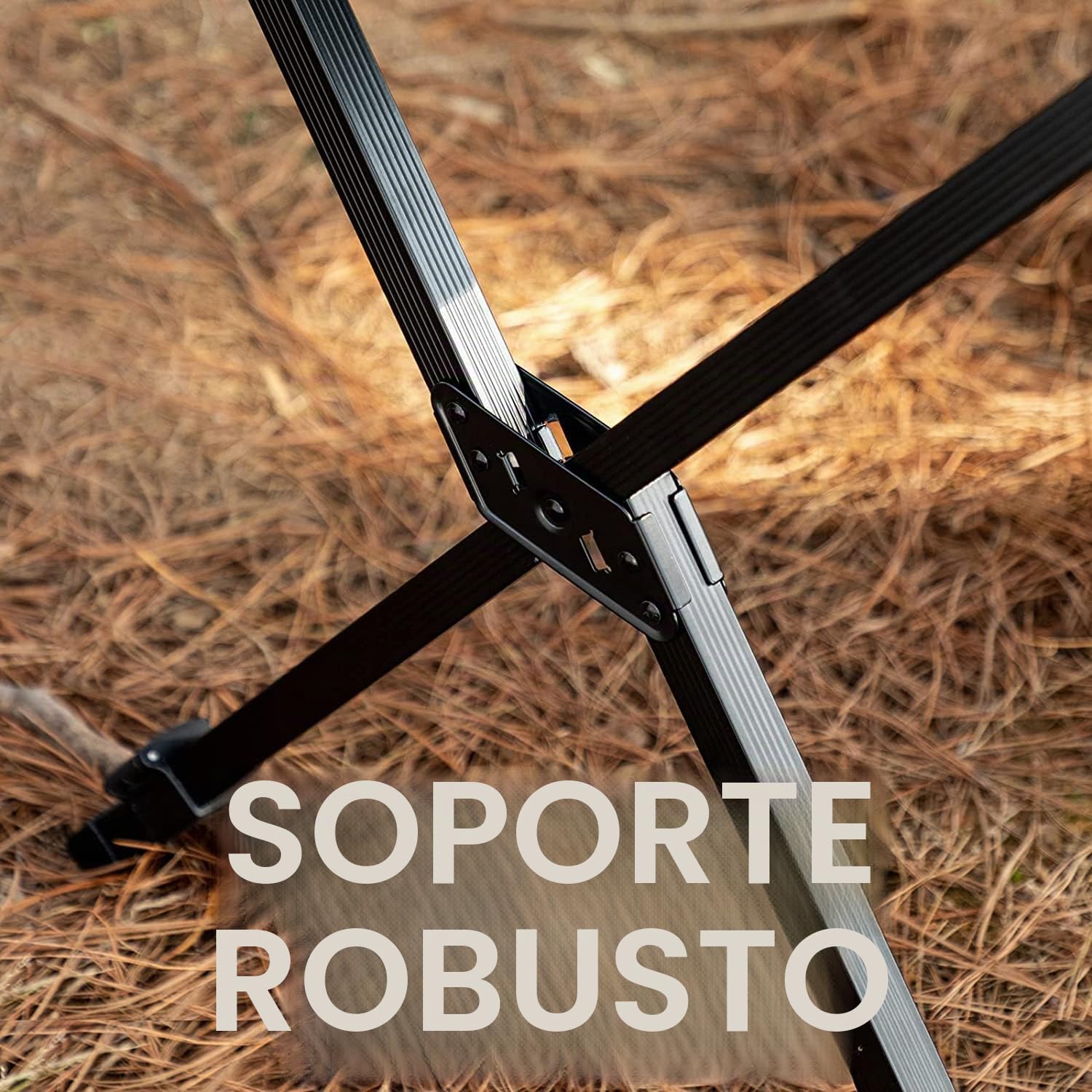 TIMBER RIDGE Mesa Plegable Portatil Camping Altura Ajustable Mesa Enrollable de Aluminio Ligera para 4-6 Personas, para Acampar, Picnic, Barbacoa, Patio, Fiesta