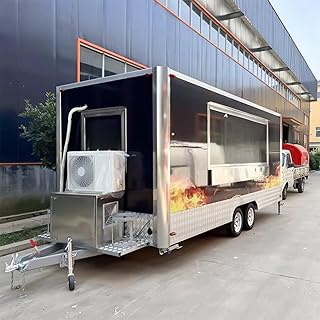 Light Steel Frame Environmentally Friendly Food Truck - smokeless and noiseless, Easy to Install, Perfect for Downtown Dining and Campus Events