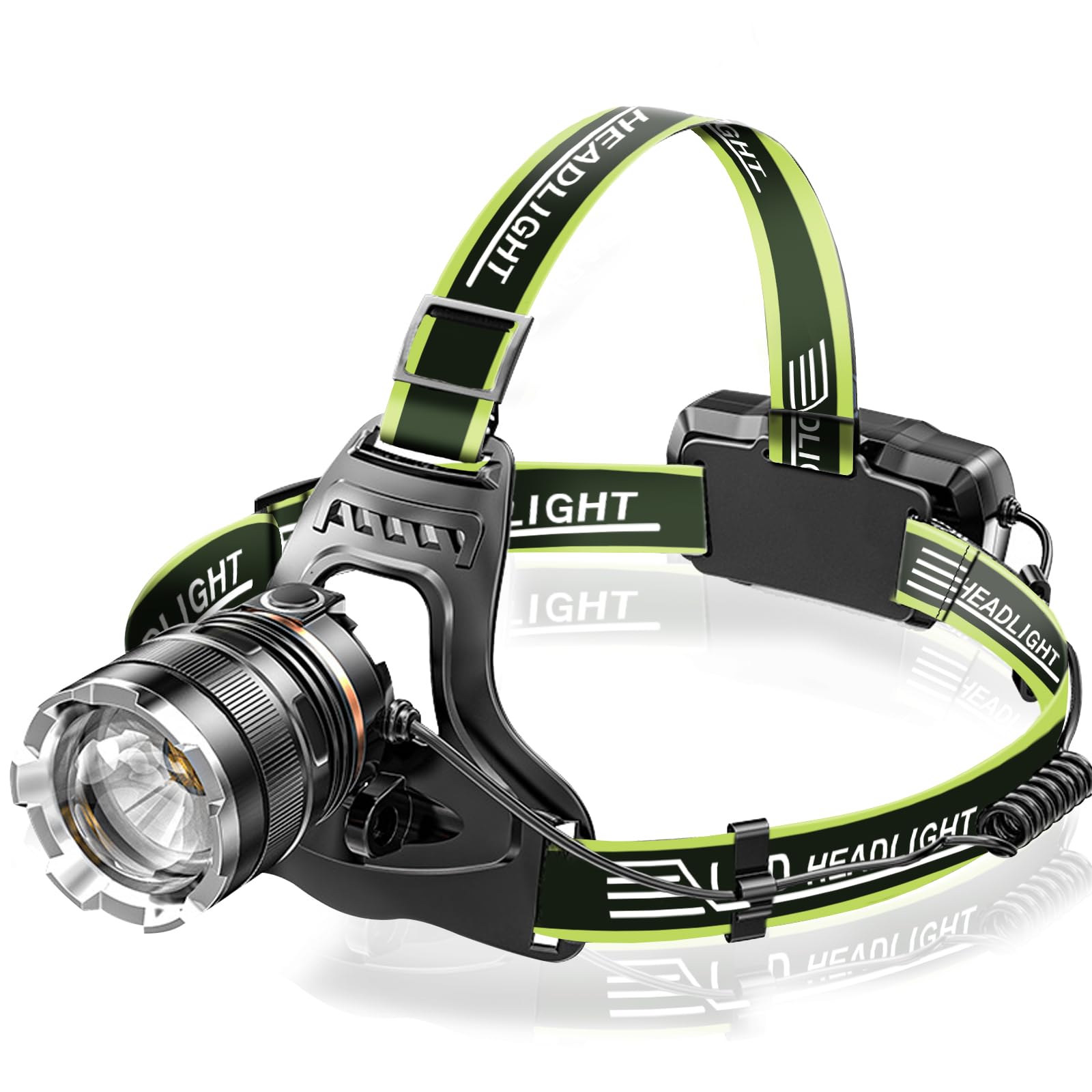 Sefitopher Head Torch Rechargeable (Green)