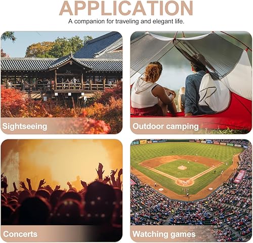 Miniatura 6 de TEHAUX Gafas de ópera, prismáticos de ópera de alta definición para mujeres, 3 x 25 pulgadas, portátil, gran angular, visión nocturna, cine,