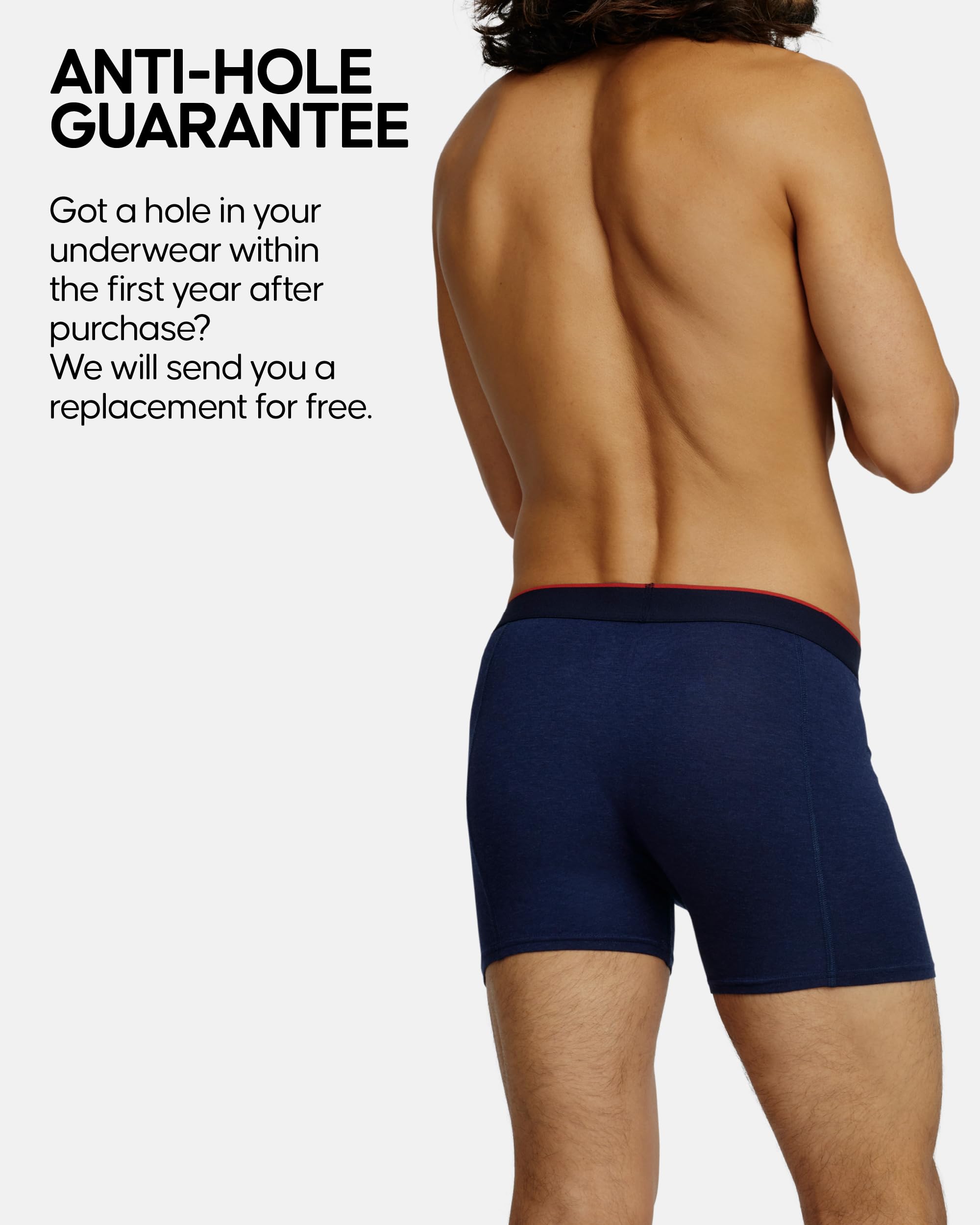 DANISH ENDURANCE Boxer Uomo in bambù Ultra Morbido, Mutande Boxer Bamboo Comodi, Traspiranti, 3 Paia