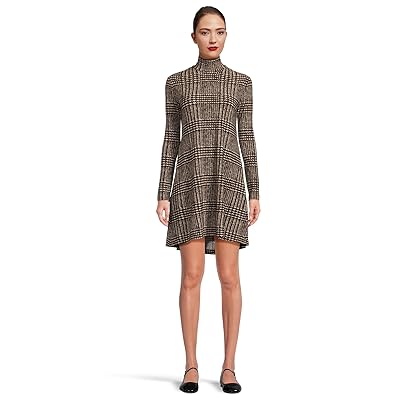 Norma Kamali Long Sleeve Turtle Swing Dress Women