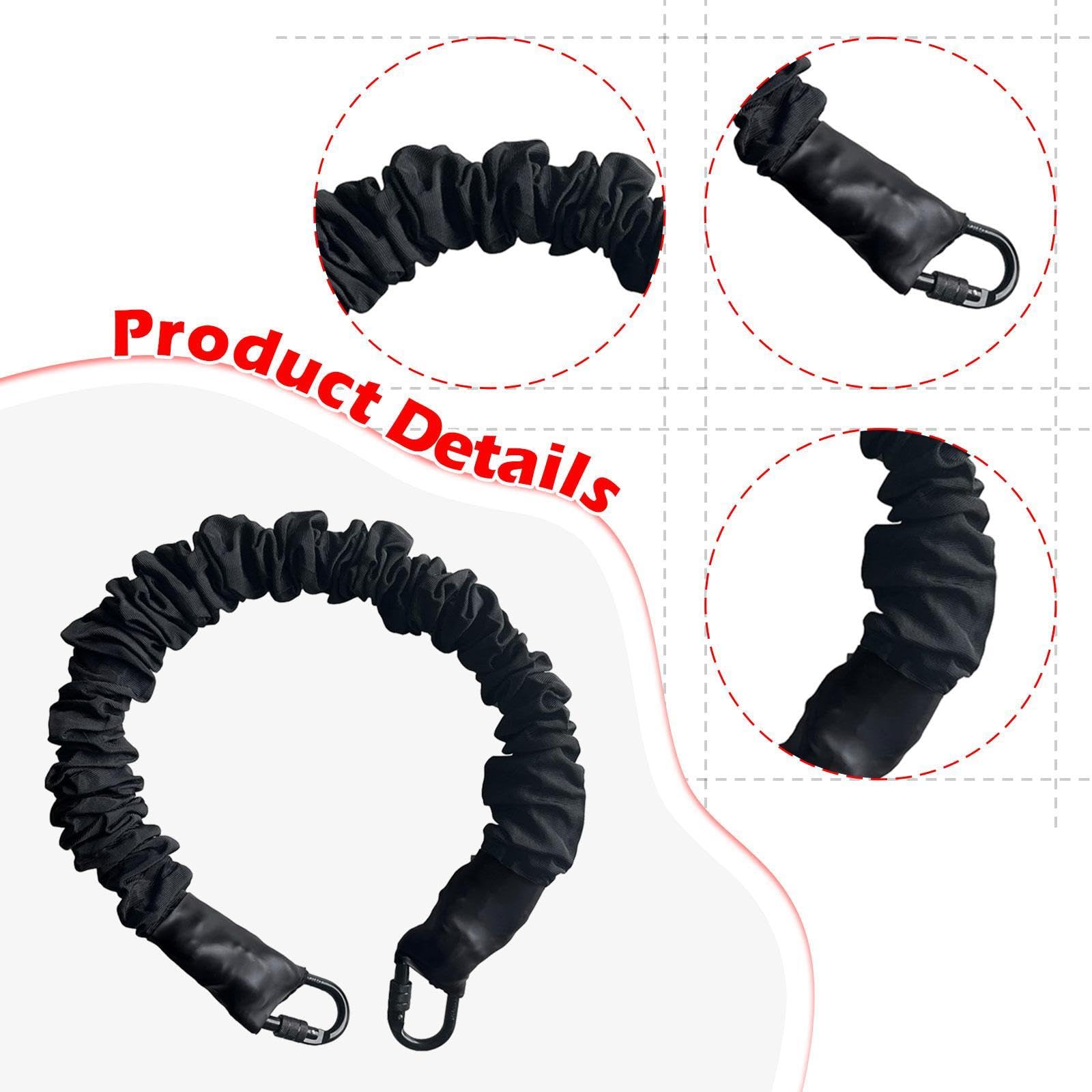 Elastico per Fitness con Gancio, Corda Professionale per Allenamento Fisico Ed Esercizi.