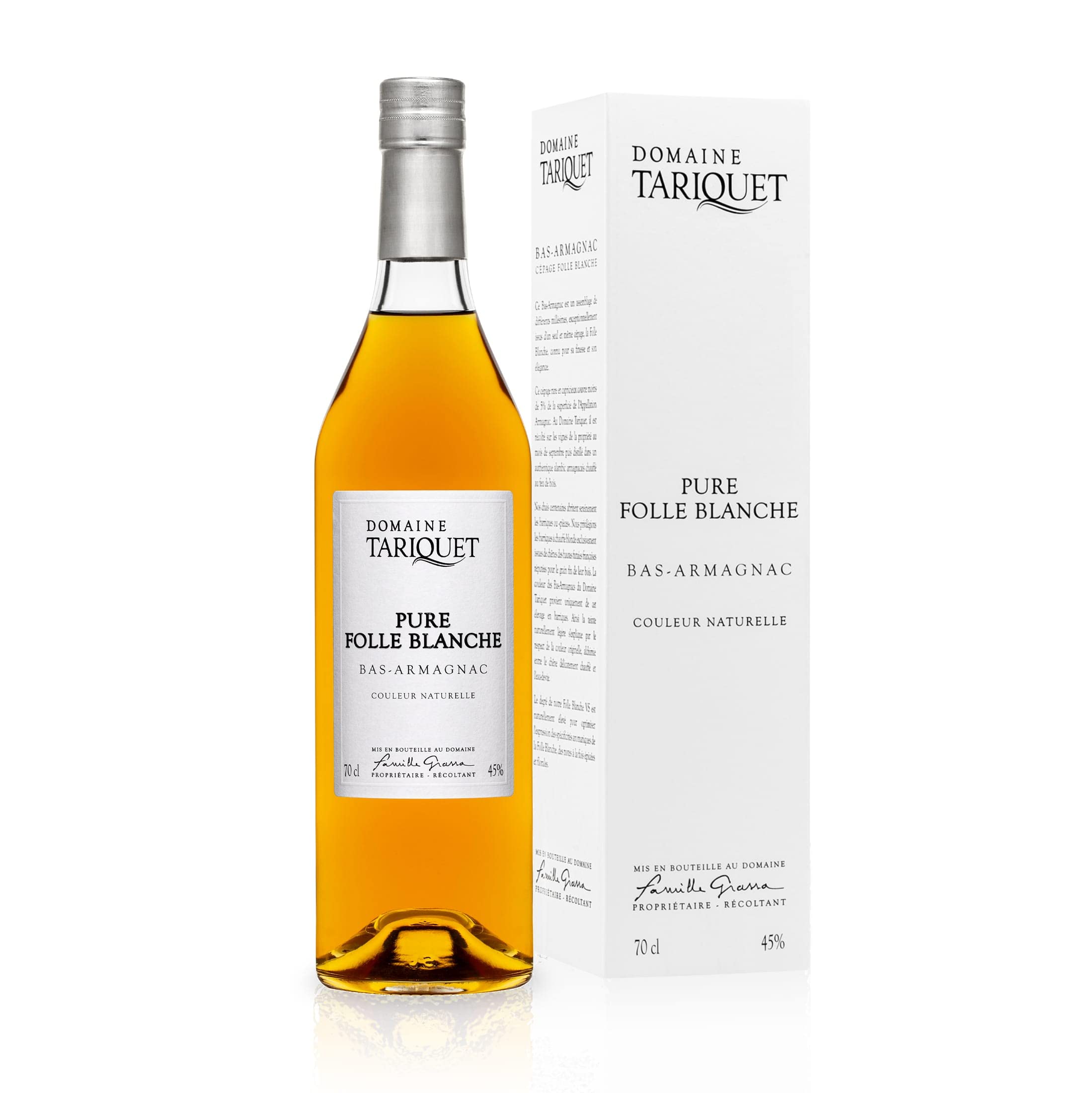 Pure Folle Blanche VS Château du Tariquet Bas-Armagnac AOC - Domaine Tariquet - Armagnac (weich) aus Frankreich/Gascogne