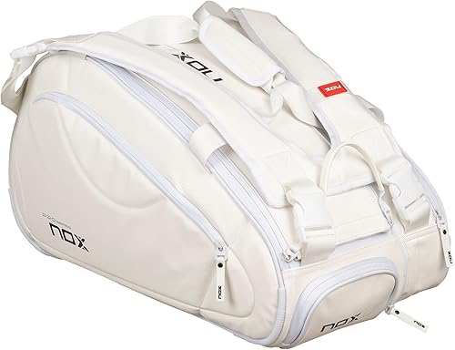 NOX Bolsa de Padel PRO SERIES  Compartimento térmico ThermoTech  Gran capacidad para 5 raquetas y bolsillo ventilado para zapatos  Diseño ergonómico