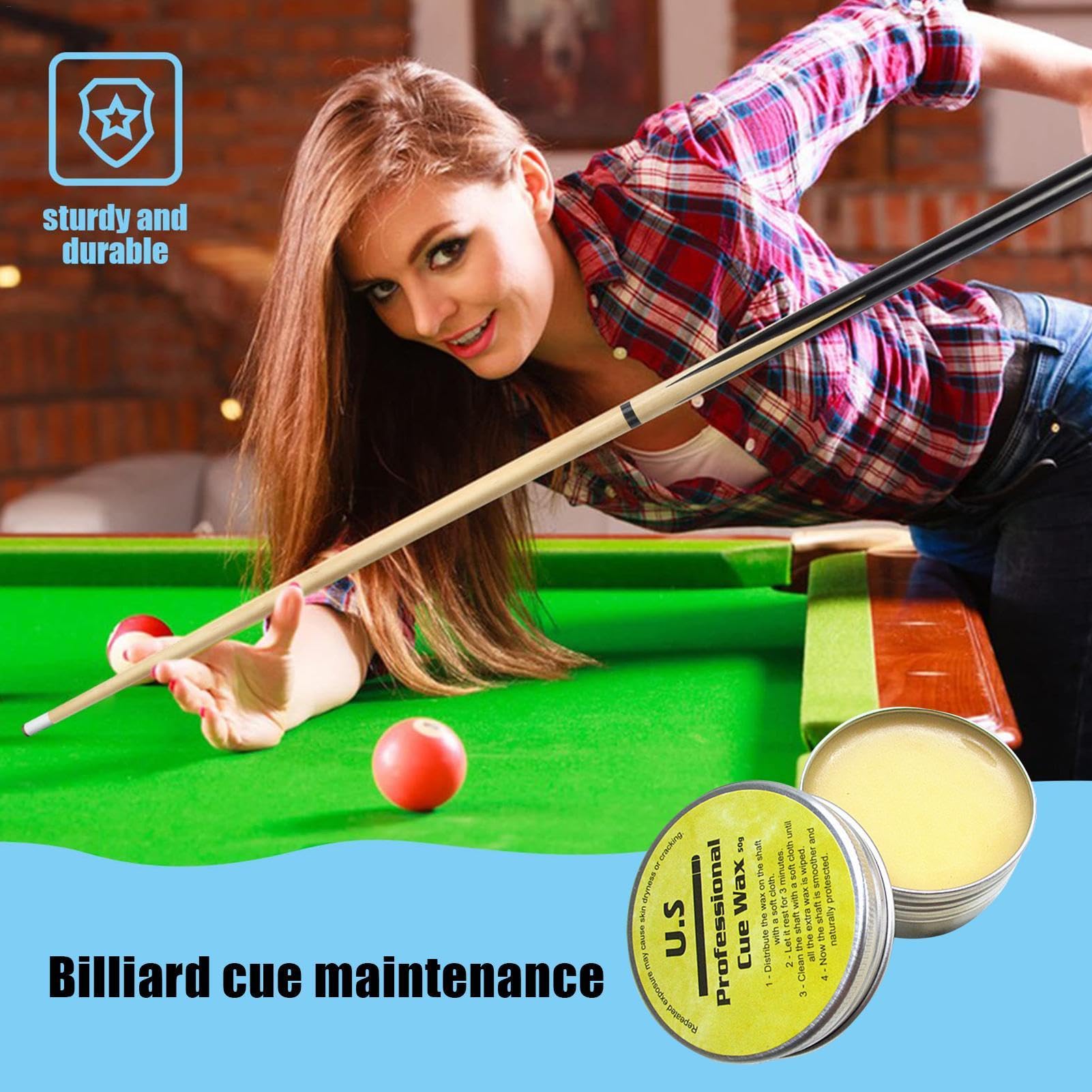 Setosa per stecca da biliardo 50 g manutenzione