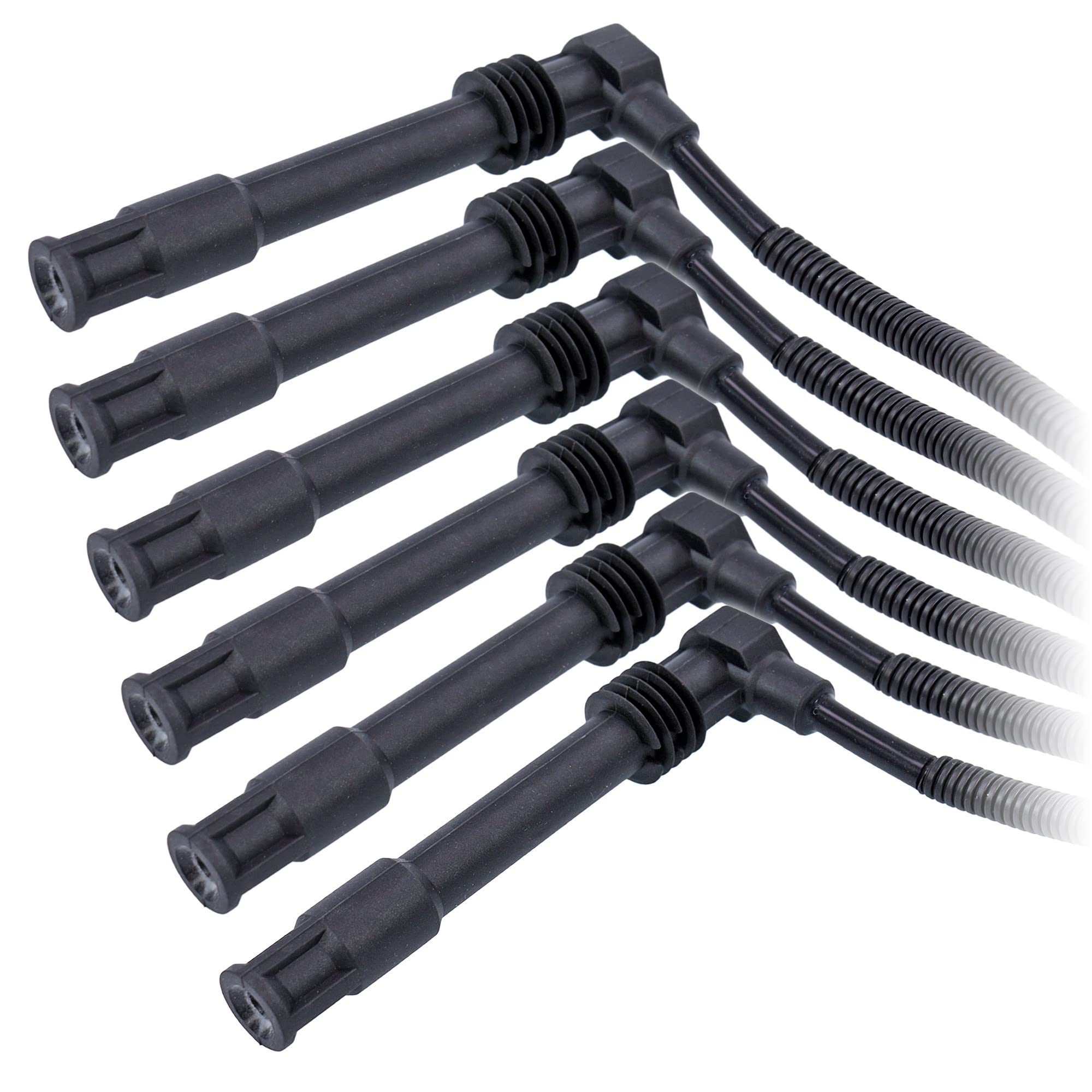 ATEC Germany Zündkabelsatz 6-teilig Kompatibel mit: AUDI A4 B5, A4 B5 Avant, A4 B6, A4 B6 Avant, A4 B6 Cabriolet, A6 C4, A6 C4 Avant, A6 C5, A6 C5 Avant, A8 D2, SKODA SUPERB I, VW PASSAT B5