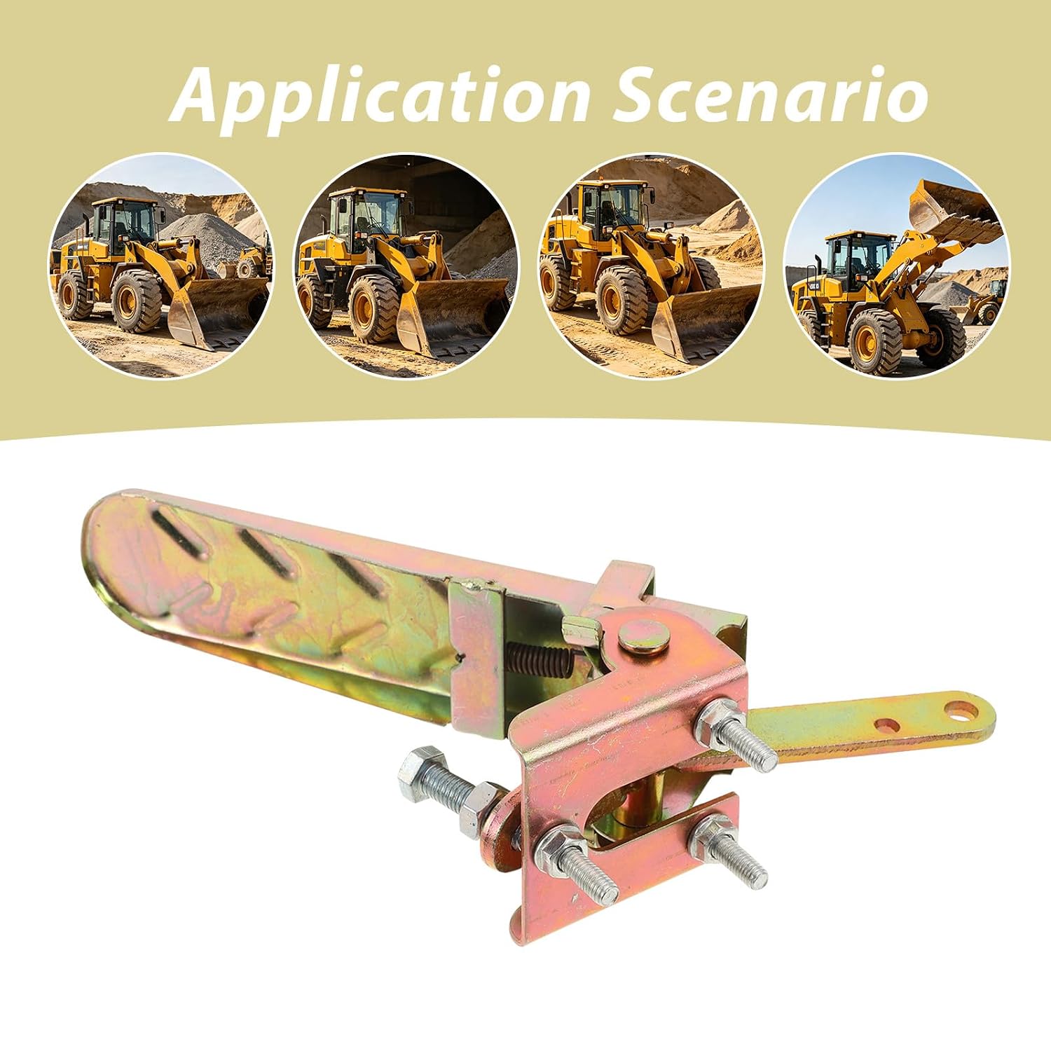 Forklift Foot Accelerator Pedal for Loader and Tricycle - Non-Slip Pedal Replacement for Electric Bikes ATV Tricycle Scooters Loader Interior Accessories