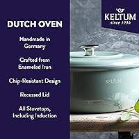 Vista 2 de Horno holandés esmaltado de 3,1 L, verde