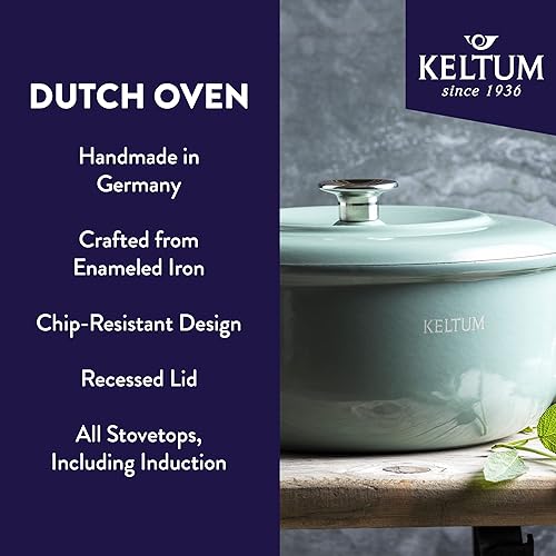 Miniatura 2 de Horno holandés esmaltado de 3,1 L, verde