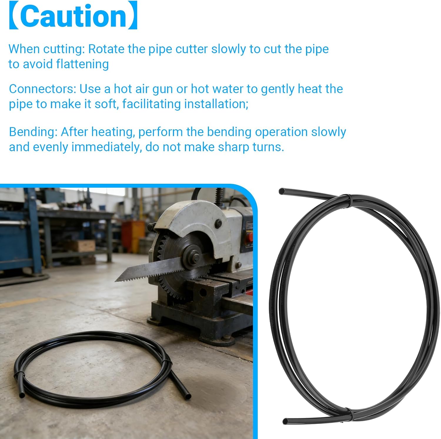 3/8'' Nylon Fuel Line Universal Fit 800-075，10 Feet Length | 10 Feet Length Fuel Line Universal Fits Most Standard Automotive Fuel Systems