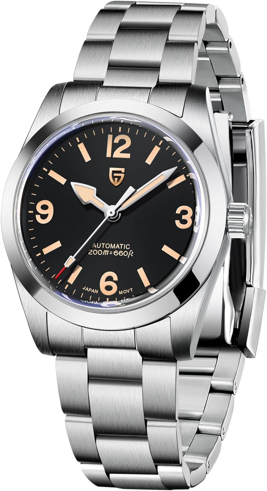 Pagani Design Watches for Men Mechanical Automatic Wrist Watch Waterproof NH35 Movement Sapphire Crystal Luminous Stainless Steel Watch