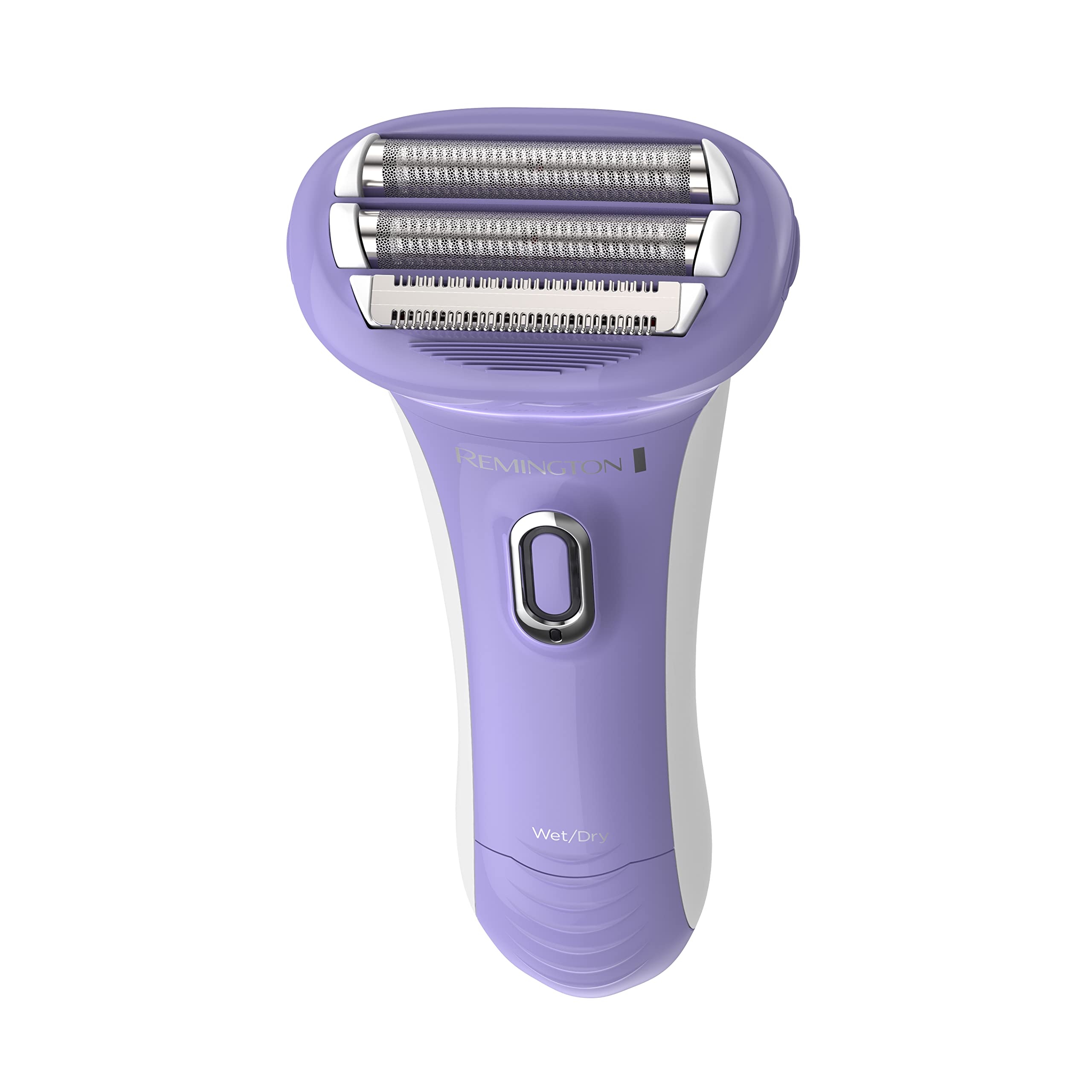 Remington WDF5030A Smooth & Silky Electric Shaver for Women, 4-Blade Smooth Glide Foil Shaver and Bikini Trimmer with Almond Oil Strip, Purple/White