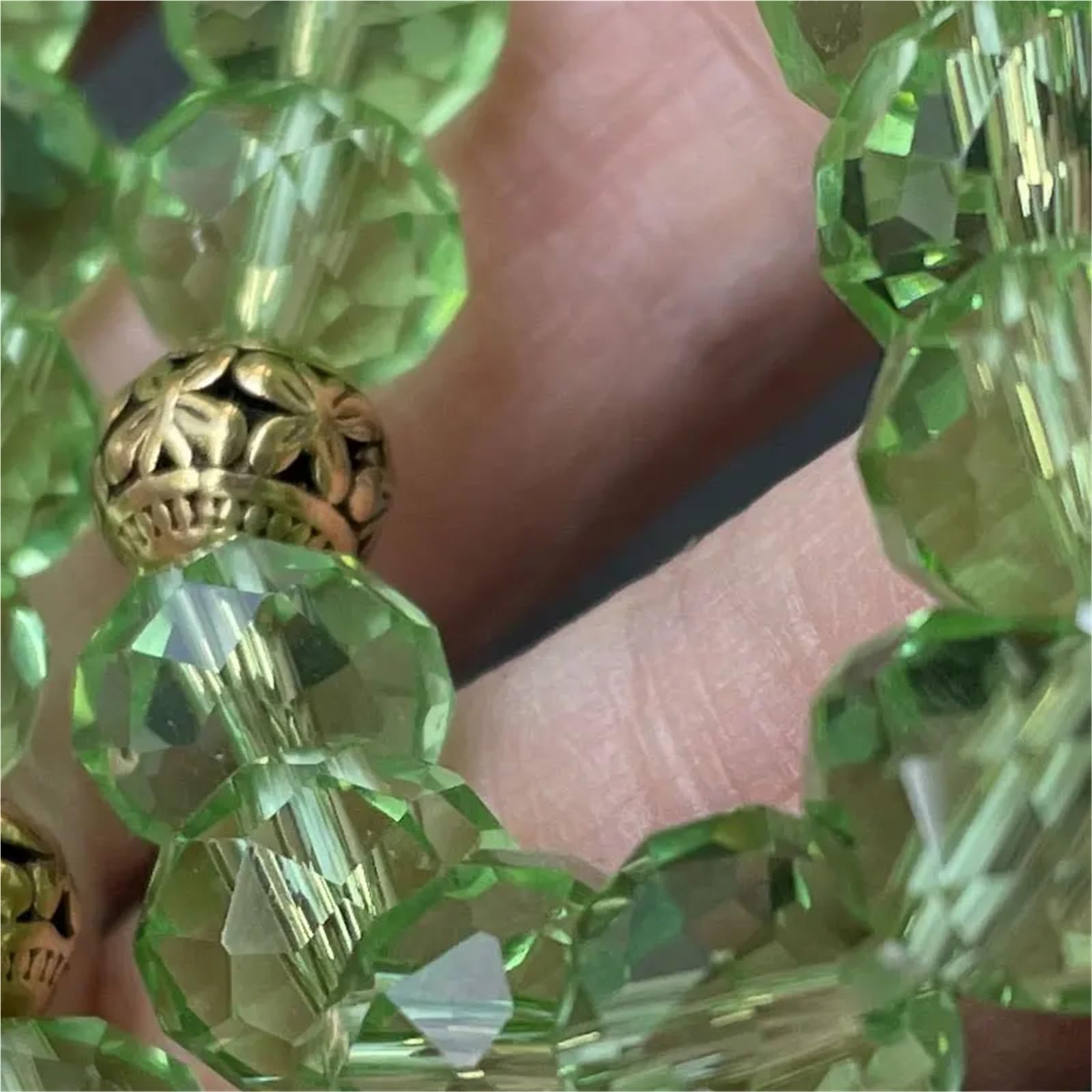 Islam quranic He is Allah, who is One Ottoman Turkish Prayer 33 Green Beads tasbih Car Rear View Mirror Car Pendant Hanging