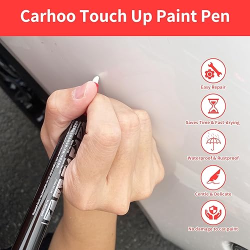 Miniatura 5 de Carhoo SAL Abyss Blue Pearl Compatible con Subaru Exact Match Lápiz de Pintura de Retoque Código: SAL (Abyss Blue Pearl),Código: 202 Negro/Negro