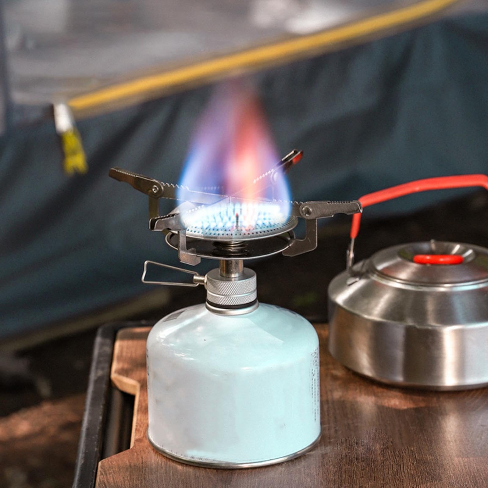 Hornillo Portátil Camping Resistente Al , De Peso , Compacto Y Plegable
