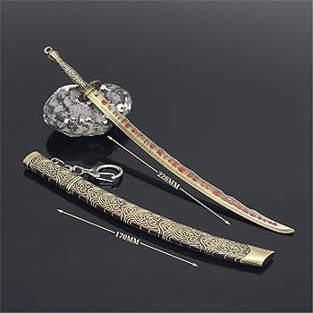 Amazon.co.jp: 【Sanjucos】 隕鉄の刀 ミニチュア 工芸品 武器
