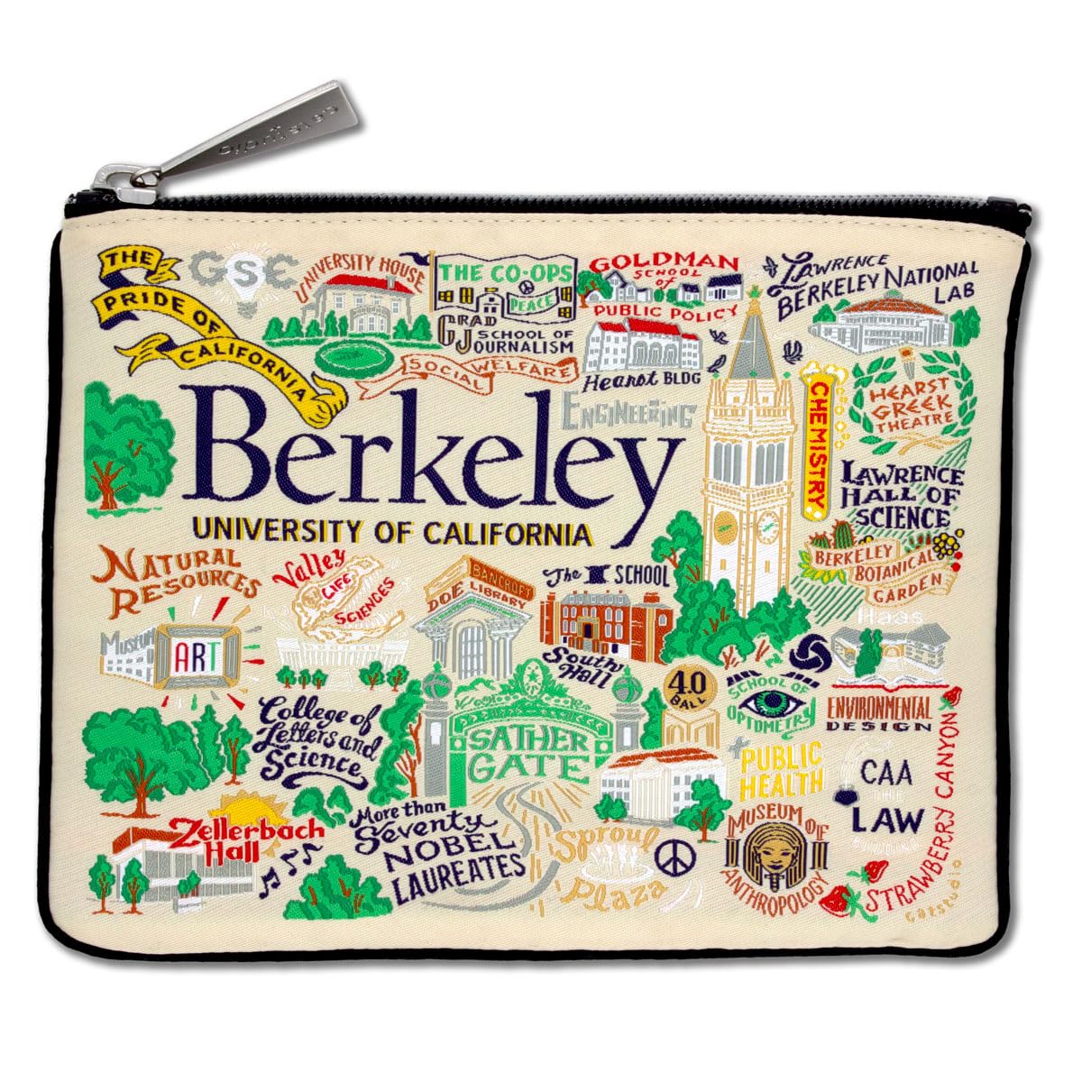 Catstudio Collegiate Zipper Pouch, Berkeley, University of ACADEMIC POUCH