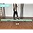 Marfula 8 FT / 9 FT Folding Balance Beam Gymnastics Floor Beam - Extra Firm - Suede Cover - Anti Slip Bottom with Carry Bag For Kids/Adults Home Use