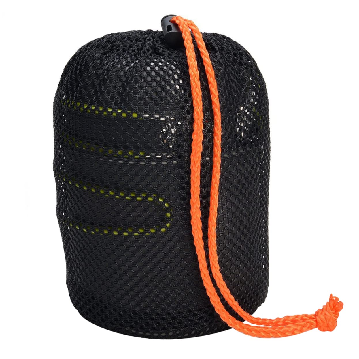 Mikikit 1 Set Outdoor Cooking Utensils Lightweight Aluminium Alloy Camping Cookware with Green Handle Durable Portable Easy to Clean for Camping and Outdoor Activities