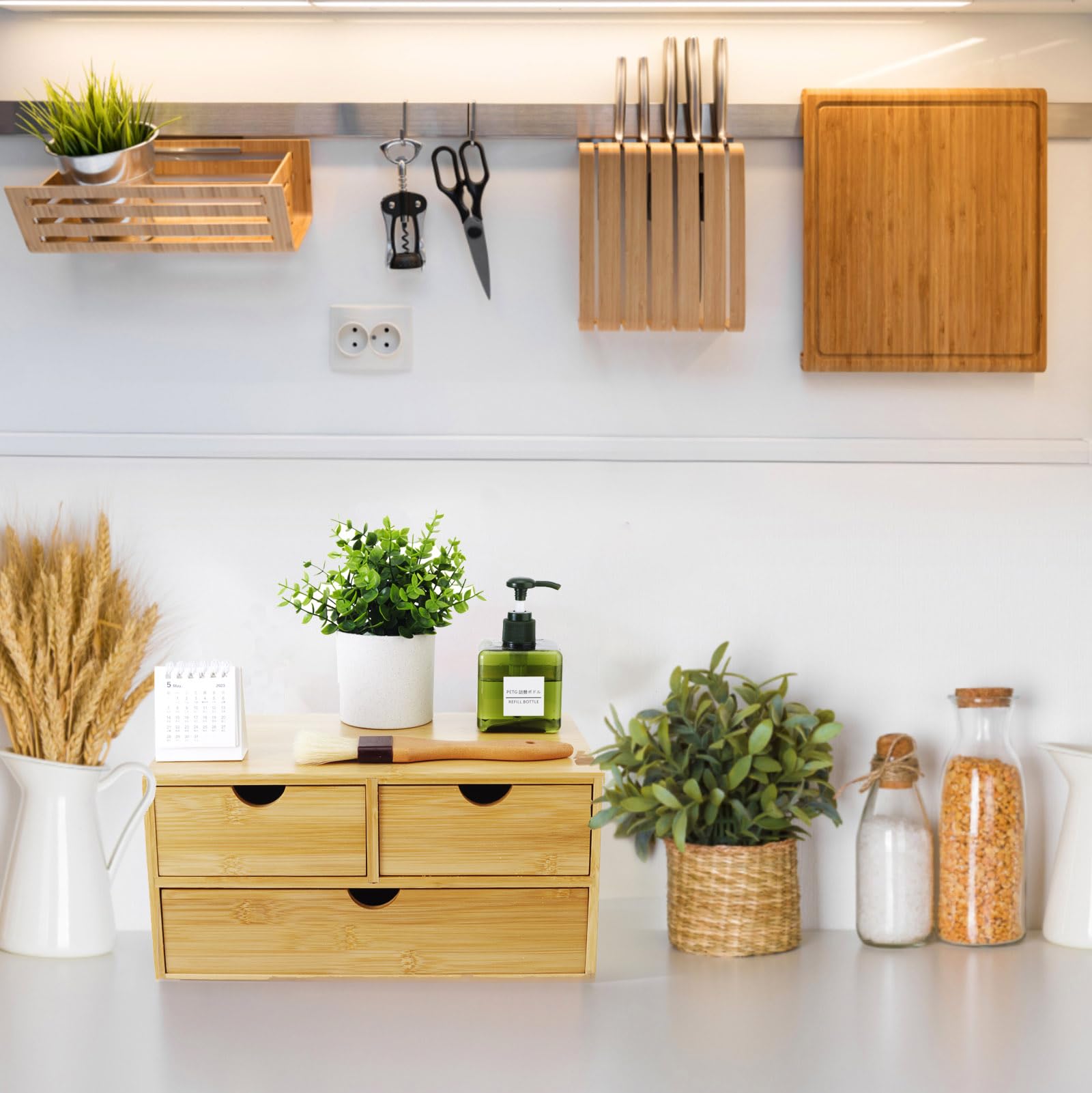 Charmewooden 3-Drawer Bamboo Organizer Gallery Image