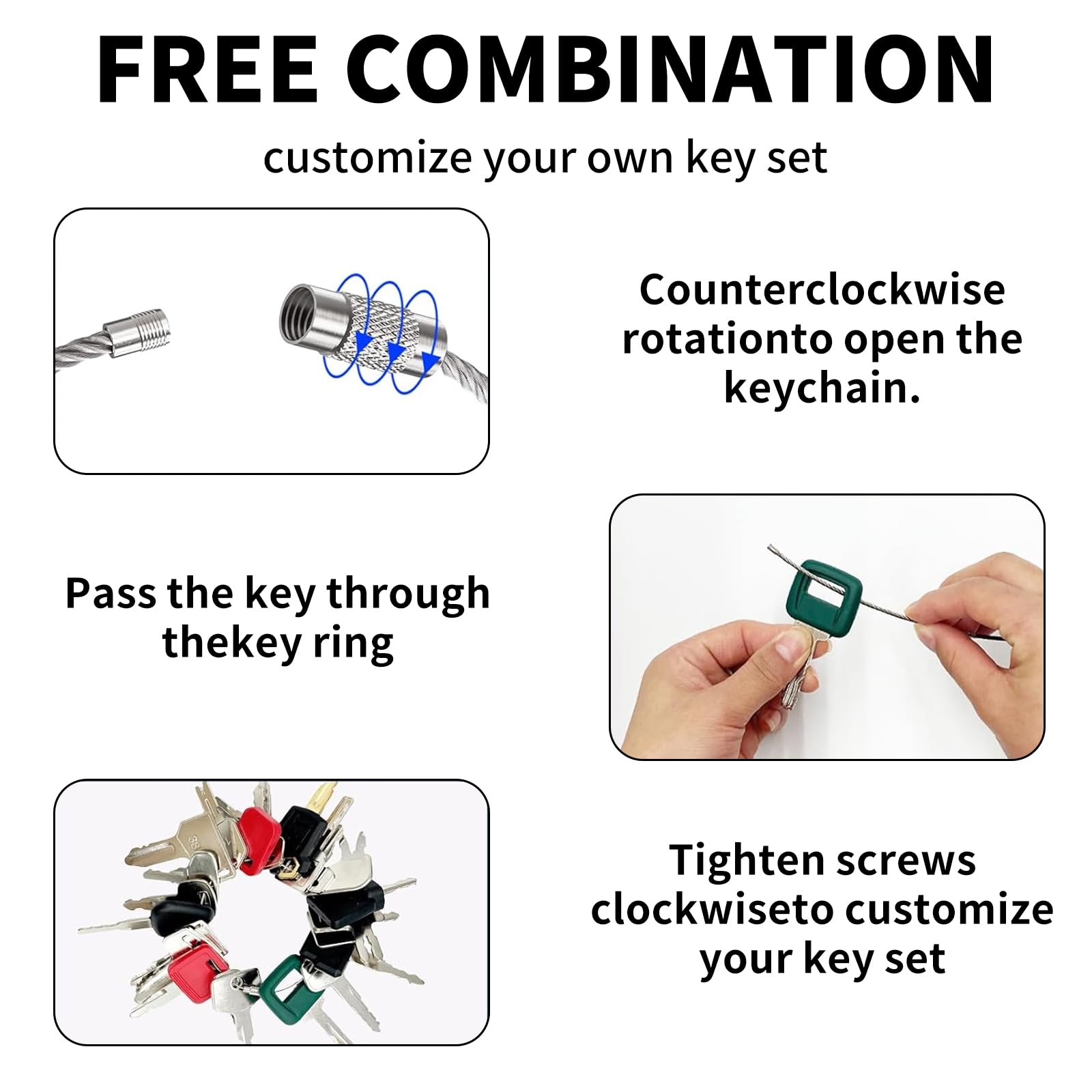 Rayakt 12PCS Universal Ignition Key Set, Ignition Switch Spare Keys, Dumper Keys & Plant Keys for Bulldozers Tractors - Image 4