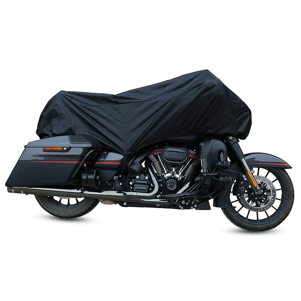 Amazon.com: X AUTOHAUX Motorcycle Cover Lightweight Half