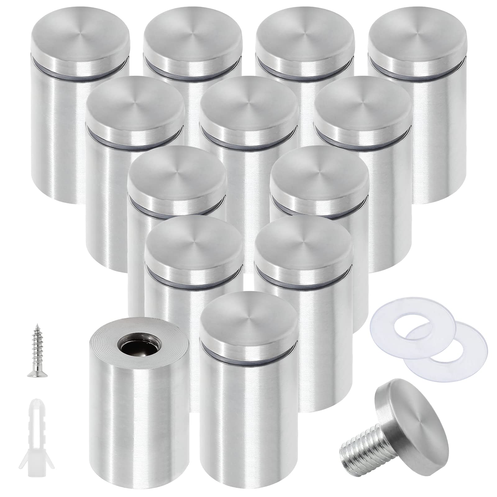 Stand Off 2 Standoffs Stainless Steel Standoff Screws, Wall Sign Standoff Mounting Hardware Advertising Luomorgo 12 Pcs 1/2\ X 0.78\ Glass Standoff Nail For Hanging Acrylic Picture Frame, Black Acrylic Panel Stand Off 2 Standoffs Stainless Steel Standoff Screws, Wall Sign Standoff Mounting Hardware Advertising Luomorgo 12 Pcs 1/2\ X 0.78\ Glass Standoff Nail For Hanging Acrylic Picture Frame, Black Acrylic Panel