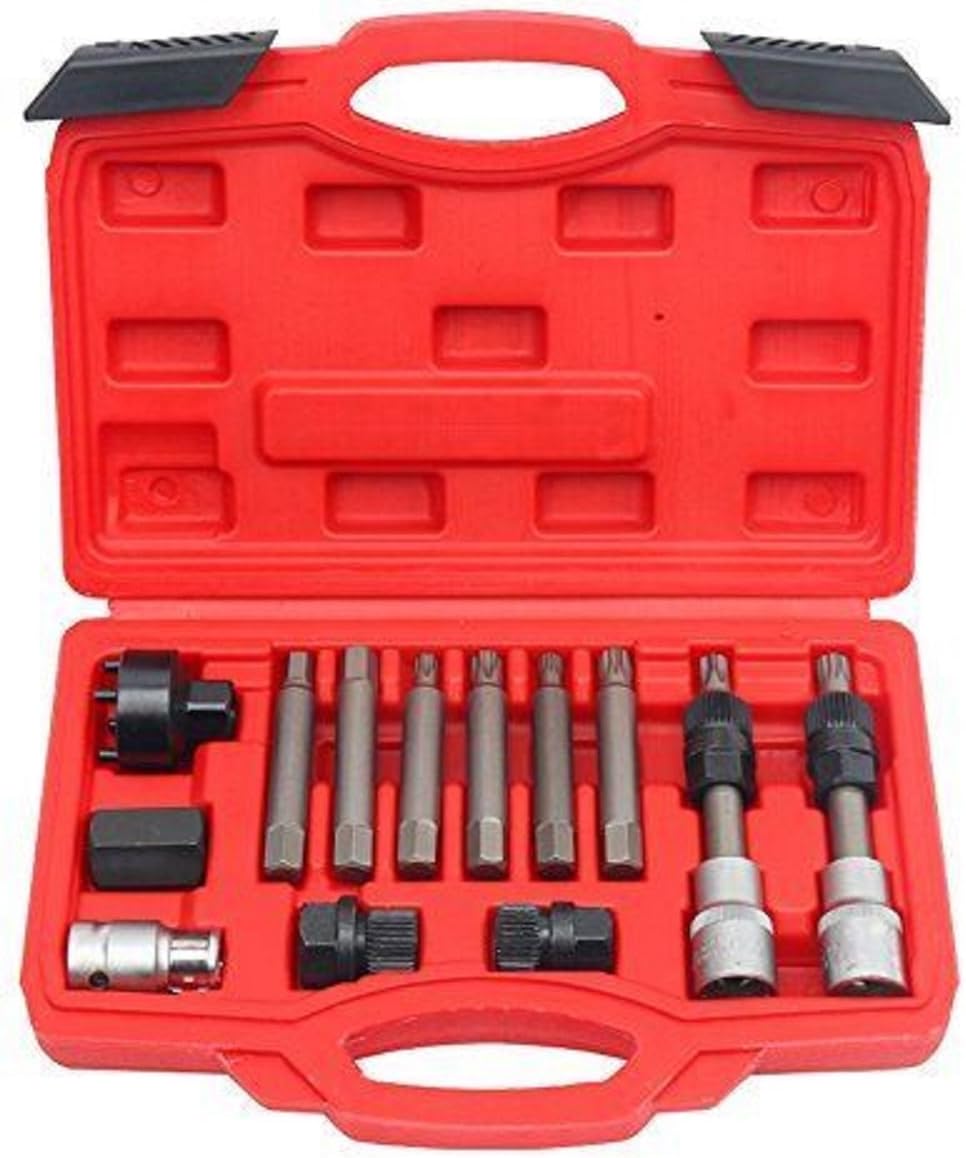 13PC Generator Repair Tool Freewheel Generator Puller Pulley Alternator