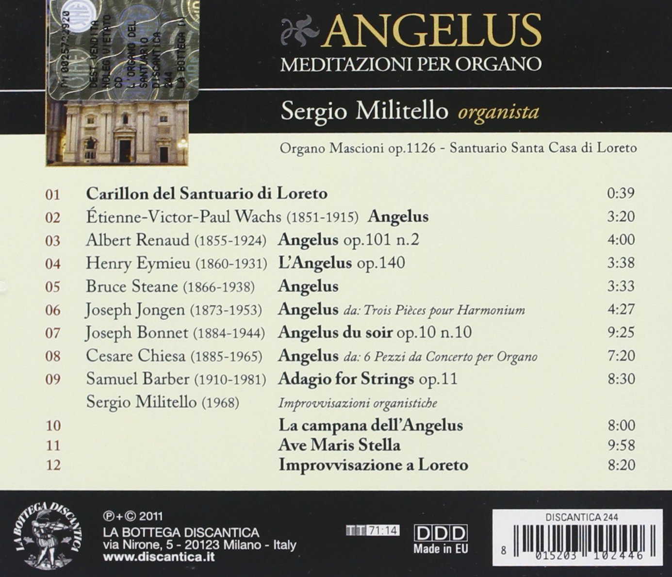 Angelus - Meditazioni Per Organo