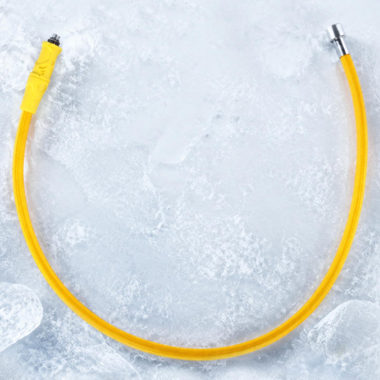 Tubo Regolatore Immersione Tubo Frusta Scuba Tubazione Subacquea Flessibile con Connessioni Filettate Resistenti E Curvatura Elastica Anti Strozzatura, Verde, 75cm