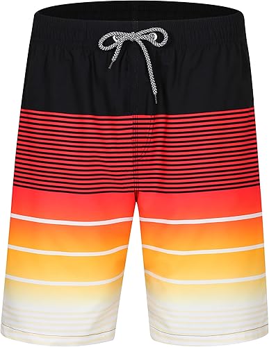 APTRO Men's Quick Dry Swim Trunks 9" Swimsuits Mesh Liner Beach Bathing Suits Long Swimming Shorts