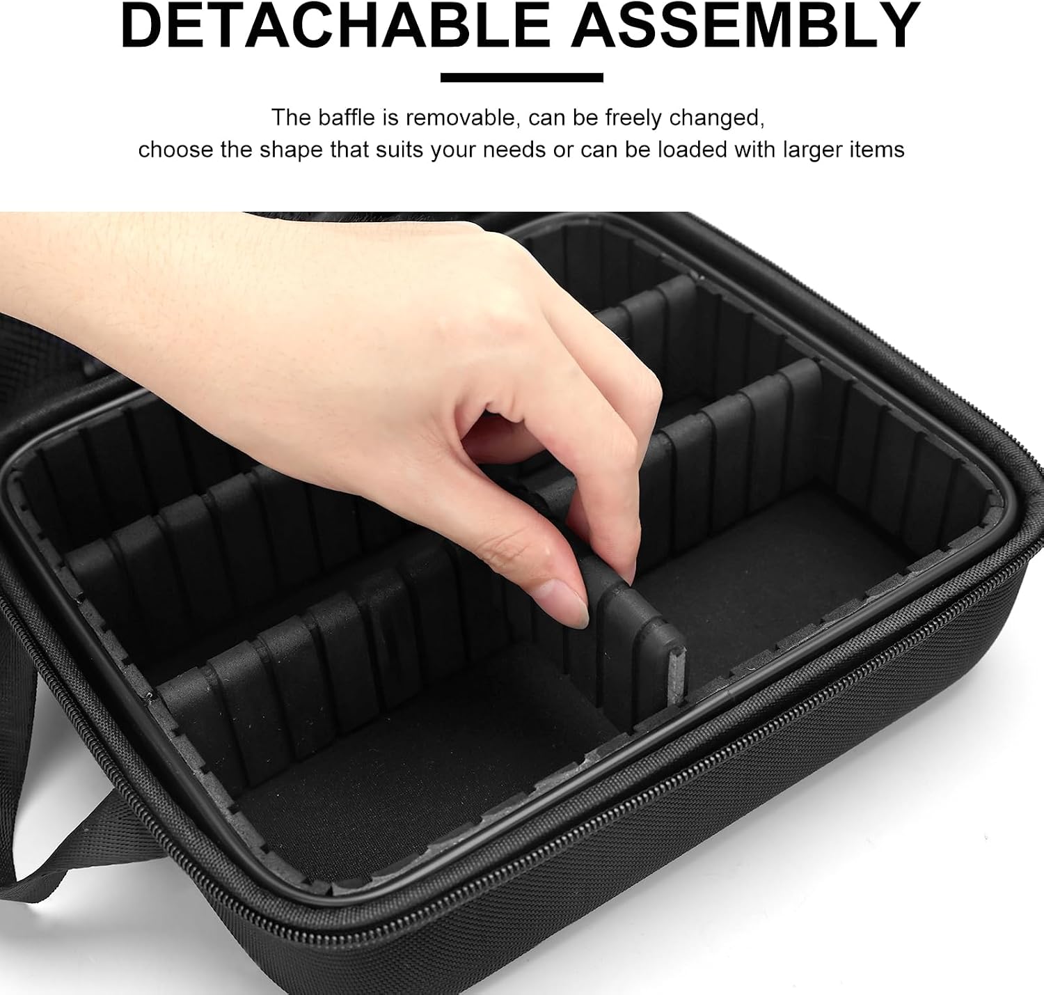 Barber Carrying Case,Barber Case, Stylist Tool Box Professional Salon Hair Cutting Grooming Kit Storage Organizer for Clippers, Scissors, Barber Supplies (Small) image 5