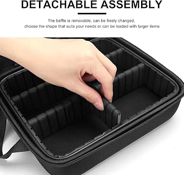 Barber Carrying Case, Barber Case, Stylist Tool Box Professional Salon Hair Cutting Grooming Kit Storage Organizer for Clippers, Scissors, Barber Tools Small