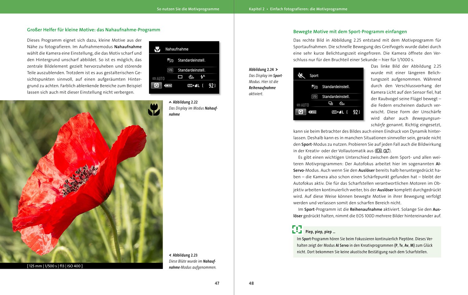 Canon EOS 100D: Das Handbuch zur Kamera