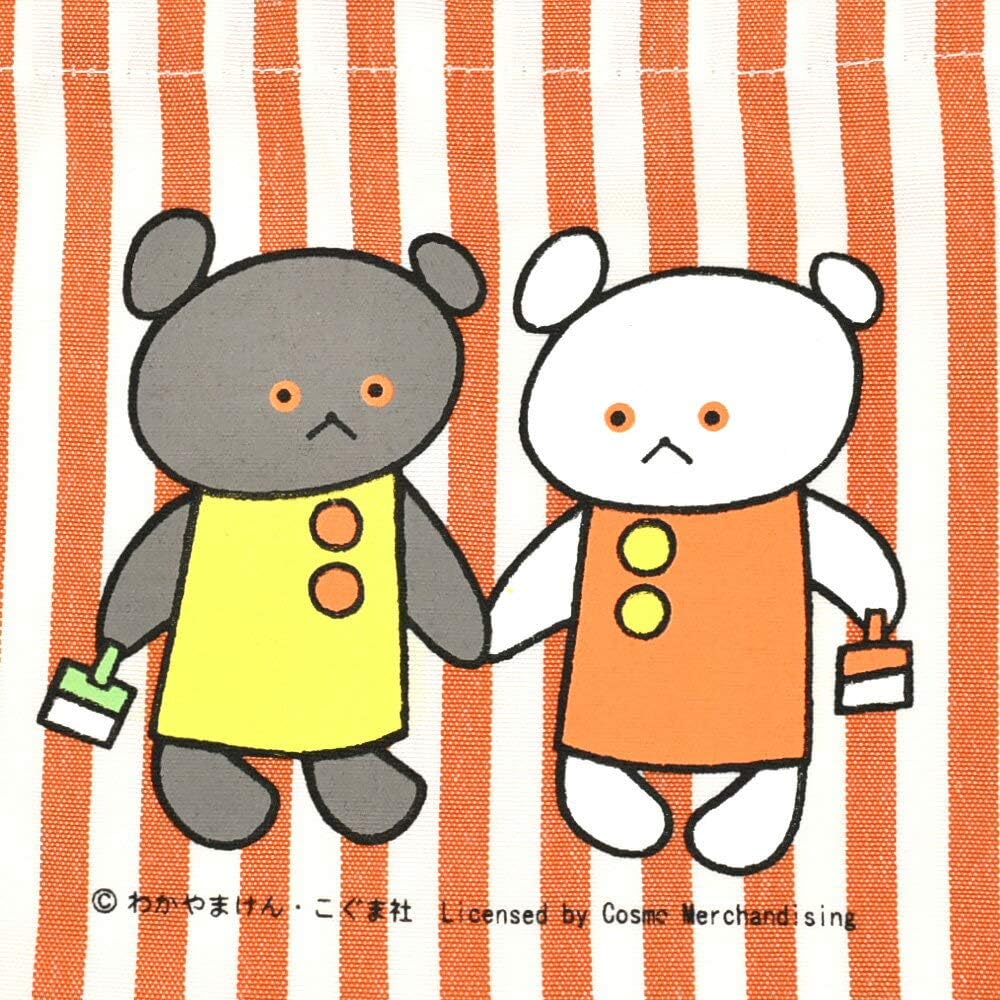 Amazon.co.jp: こぐまちゃんとどうぶつえん 三角巾付きエプロン (S
