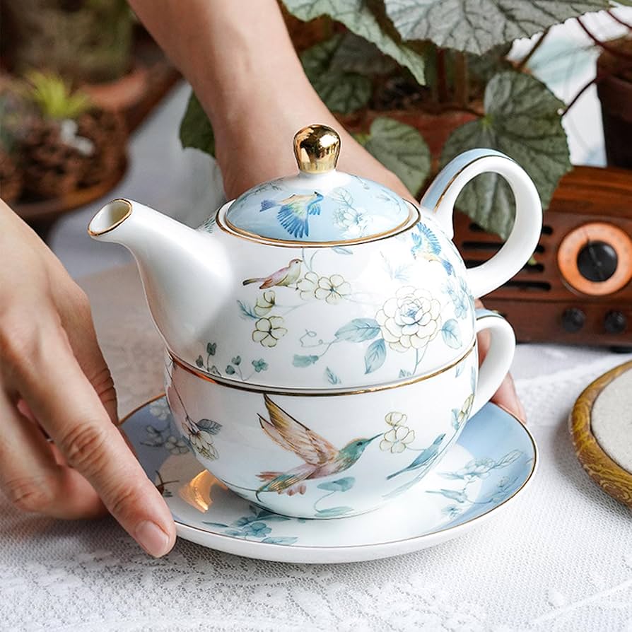 【Garrard & Co】ビクトリアンのティーセット 4点 ティーポットトレー Garrard & Co】ビクトリアンのティーセット 4点 ティーポット