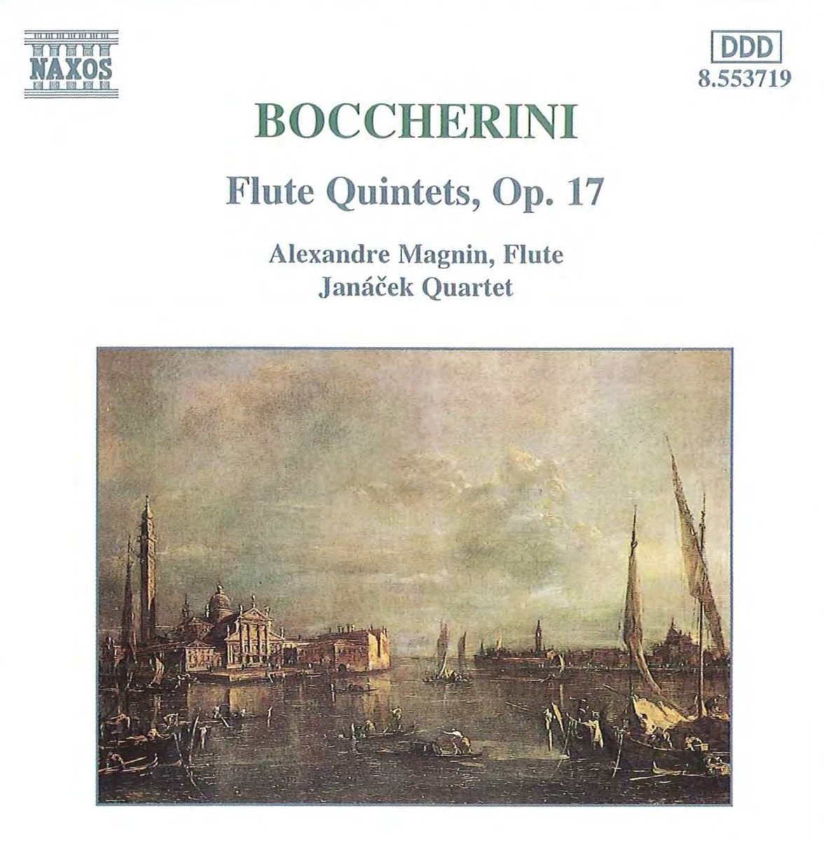 BOCCHERINI: Flute Quintets, Op. 17
