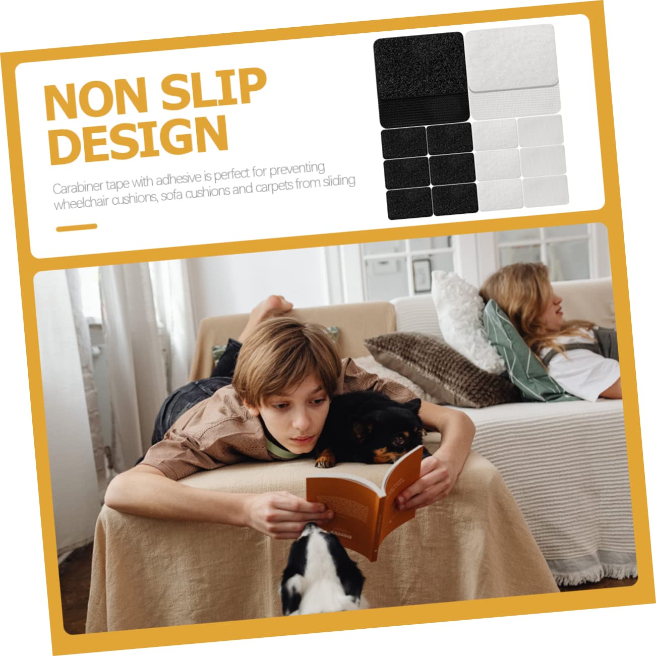 Non-slip Underlays, Mat Anti Slip Rug Pads Extra Cushion Keep Sofa