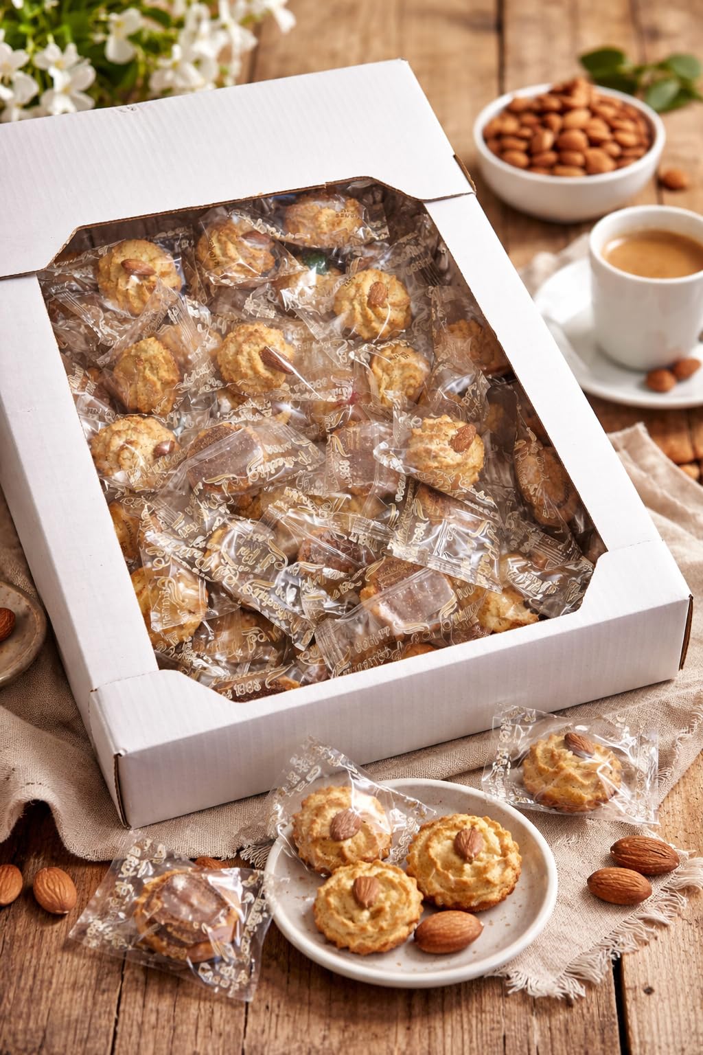 Dessert da Forno Assortiti in Monoporzione 2 kg, Dolci Incartati Singolarmente Ideali per Colazione, Merenda, Buffet, Bar, Hotel, Uffici e Ristorazione