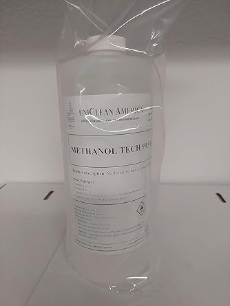 METHANOL - METHYL ALCOHOL 99.9% - HIGH PURITY TECHNICAL GRADE METHANOL 99% - SOLVENT METHANOL - MADE in USA 32 FL OZ