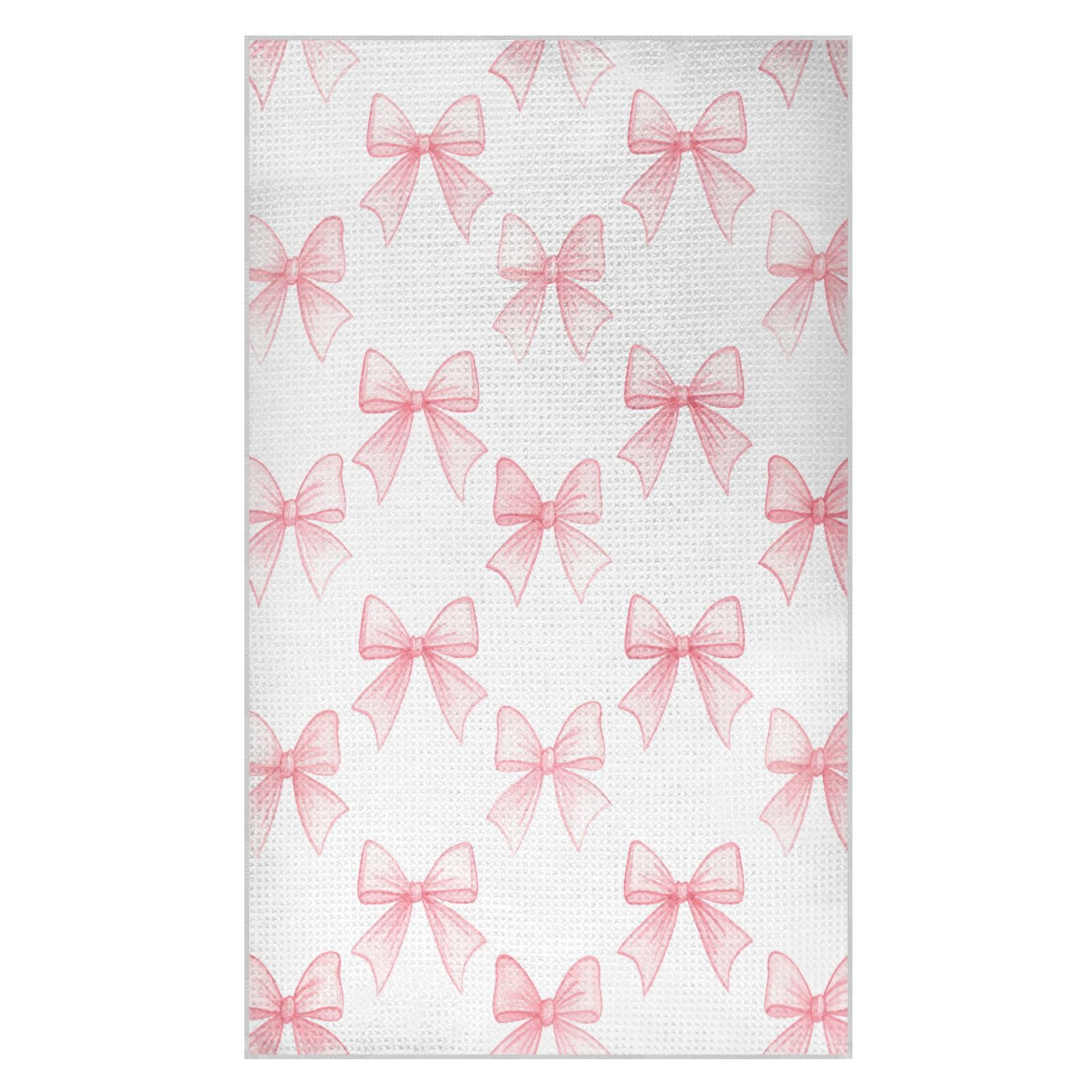 JiangGgen Bow Kitchen Towel 1-Pack Soft Absorbent Dish Towel