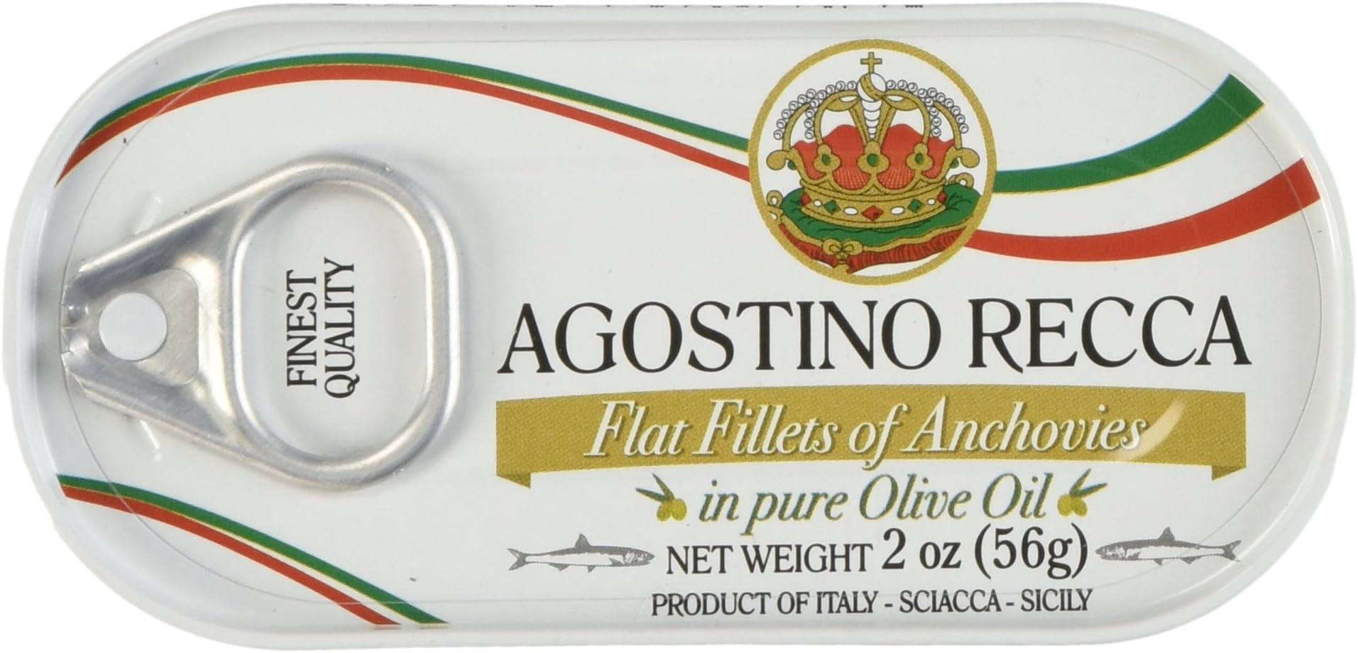 Anchovies in Olive Oil - Pack of 10 tins (2 oz each)