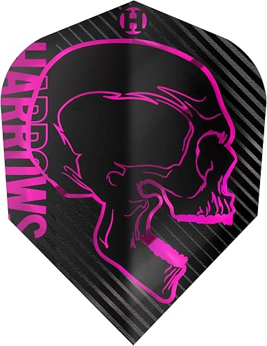 Harrows Rage Dart Flights, Pink